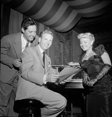 Portrait of Skitch Henderson and Andy Russell, Eddie Condon's, New York, N.Y., ca. Aug. 1947. Creator: William Paul Gottlieb