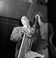 Portrait of Slam Stewart, Three Deuces(?), New York, N.Y., ca. Sept. 1946. Creator: William Paul Gottlieb