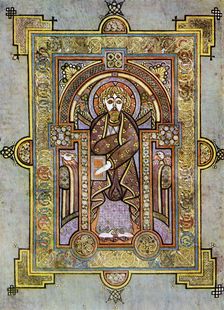 Portrait of St Matthew, 800 AD, (20th century)