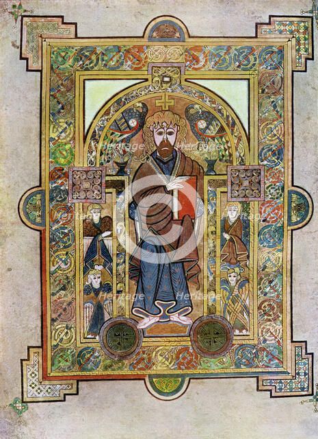 Portrait of St Mark or St Luke, 800 AD, (20th century). Artist: Unknown