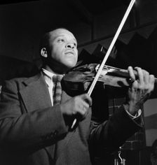 Portrait of Stuff Smith, Kelly's Stable, New York, N.Y., ca. Sept. 1946. Creator: William Paul Gottlieb