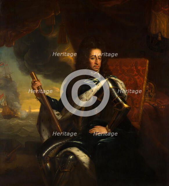 Portrait of Stadholder-King William III (1650- 1702). Creator: Godfried Schalcken.