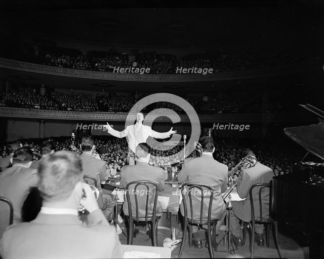 Portrait of Stan Kenton, 1947 or 1948. Creator: William Paul Gottlieb.