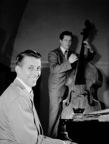 Portrait of Stan Kenton and Eddie Safranski, 1947 or 1948. Creator: William Paul Gottlieb