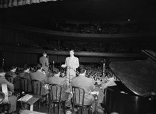 Portrait of Stan Kenton and Laurindo Almeida, 1947 or 1948. Creator: William Paul Gottlieb