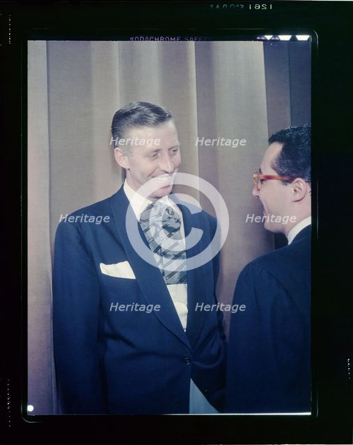 Portrait of Stan Kenton and Pete Rugolo, 1947 or 1948. Creator: William Paul Gottlieb.