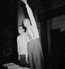 Portrait of Stan Kenton and Pete Rugolo, New York, N.Y.(?), ca. Jan. 1947. Creator: William Paul Gottlieb