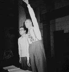 Portrait of Stan Kenton and Pete Rugolo, New York, N.Y.(?), ca. Jan. 1947. Creator: William Paul Gottlieb