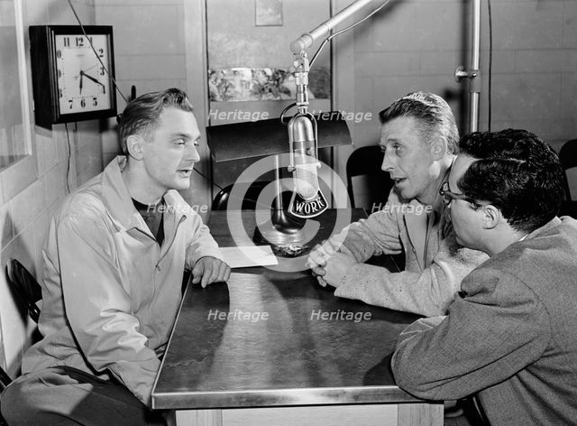 Portrait of Stan Kenton and Pete Rugolo, WORK, 1947 or 1948. Creator: William Paul Gottlieb.