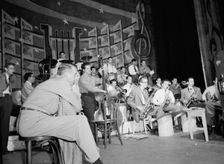 Portrait of Stan Kenton, Eddie Safranski, Bob Cooper, Art Pepper, Ray Wetzel...Richmond, Va.(?),1947 Creator: William Paul Gottlieb