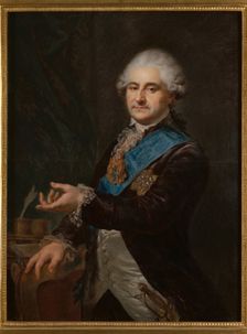 Portrait of Stanislaus Augustus Poniatowski (1732-1798), c1791. Creator: Johann Baptist Lampi I