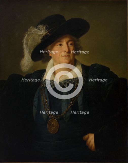 Portrait of Stanislaus Augustus Poniatowski (1732-1798) Dressed as Henry IV, after 1797. Creator: Elisabeth Louise Vigee-LeBrun.