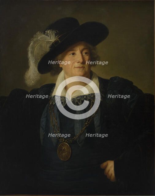 Portrait of Stanislaus Augustus Poniatowski (1732-1798) Dressed as Henry IV, after 1797. Creator: Elisabeth Louise Vigee-LeBrun.