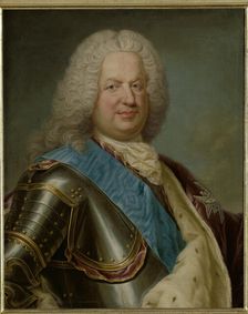 Portrait of Stanislaus Leszczynski (1677-1766), between 1725-1750. Creator: Jean Girardet