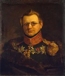 Portrait of Stanislav S. Pototsky (1787-1831), 1822. Creator: Workshop of George Dawe