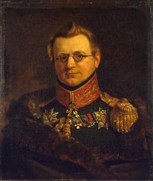 Portrait of Stanislav S. Pototsky (1787-1831), 1822. Creator: Workshop of George Dawe
