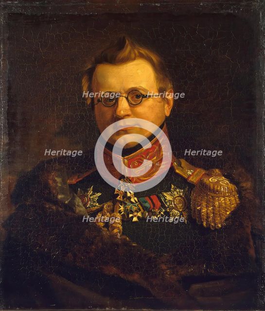 Portrait of Stanislav S. Pototsky (1787-1831), 1822. Creator: Workshop of George Dawe.