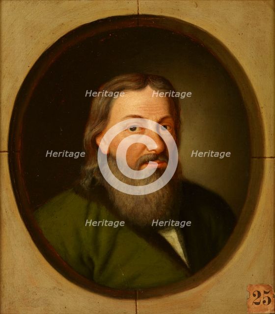 Portrait of Stanislaw Orzechowski (1513-1566) Oksza Coat of Arms, Canon of Przemysl..., after 1785. Creator: Friedrich Kloss.