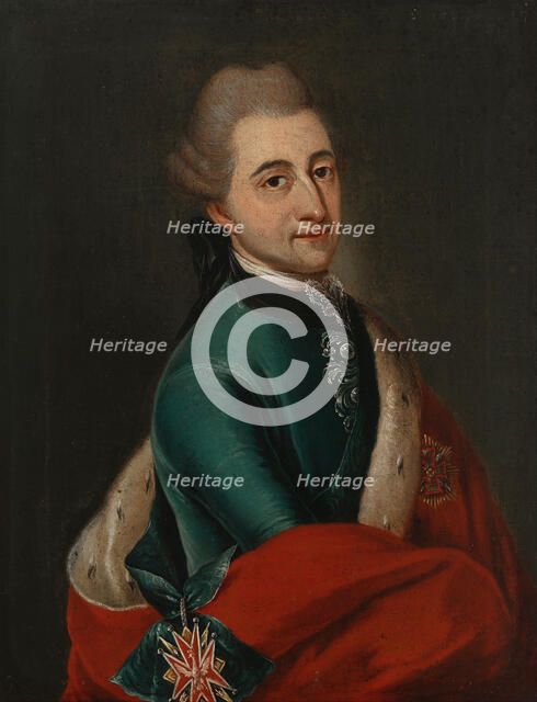 Portrait of Stanislaw II August Poniatowski, King and Grand Duke of the Polish-Lithuanian Commonweal Artist: Molitor, Franz Ignaz (1731-1794)