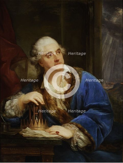 Portrait of Stanislaw II August Poniatowski, King and Grand Duke of the Polish-Lithuanian Commonweal