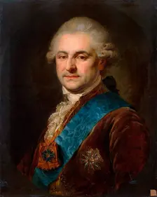 Portrait of Stanislaw II August Poniatowski, second half of the 18th century. Creator: Lampi, Johann-Baptist von, the Elder (1751-1830)