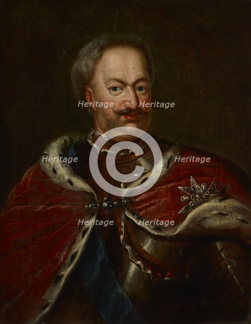 Portrait of Stanislaw Leszczynski (1677-1766), King of Poland in 1704 and 1733, between 1725-1733. Creator: Georg Engelhard Schroder.