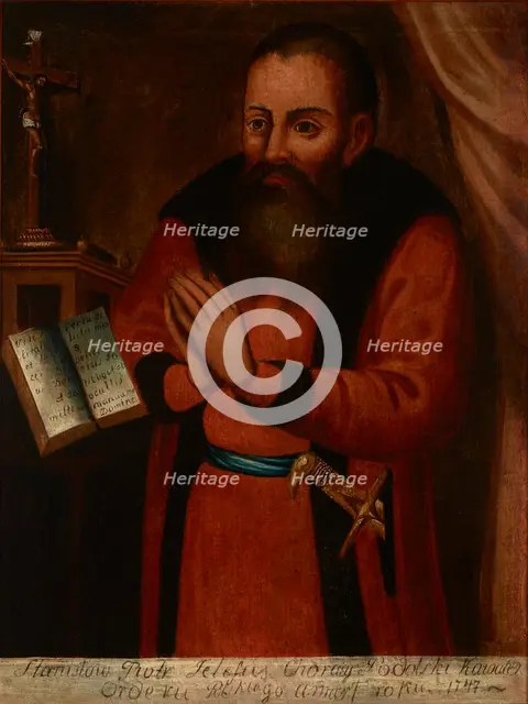 Portrait of Stanislaw Piotr Telefus (d. 1747), Ensign of Podolia, 2nd half of 18th century. Creator: Unknown.