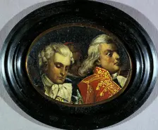 Portrait of Stanislaw Szczesny Potocki and Adam Poninski second half of the 19th century. Creator: Matejko, Jan Alojzy (1838-1893)