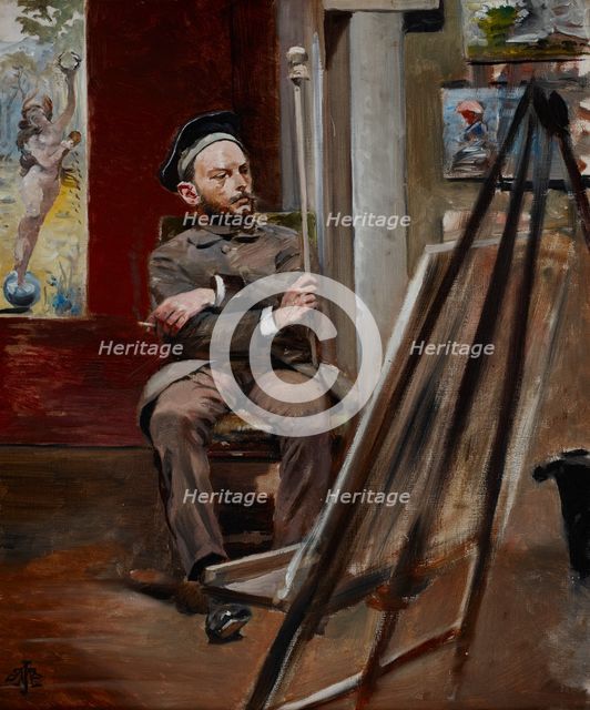 Portrait of Stanislaw Tondos, c1893. Creator: Jacek Malczewski.