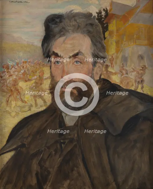 Portrait of Stanislaw Witkiewicz, 1902. Creator: Jacek Malczewski.