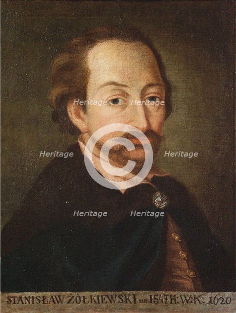 Portrait of Stanislaw Zolkiewski (1547-1620), 1618. Artist: Anonymous  