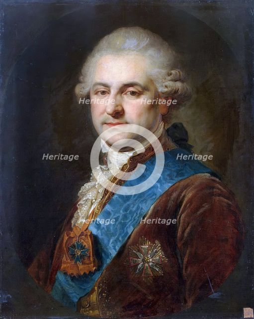 Portrait of Stanislas-Auguste Poniatowski, 1788. Creator: Johann Baptist Lampi I.