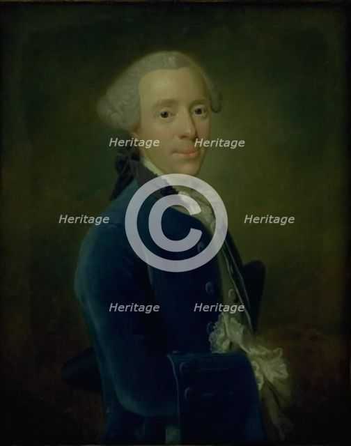 Portrait of State Counsellor Johan Henrik Kirchhoff, 1726-1763. Creator: Johan Horner.
