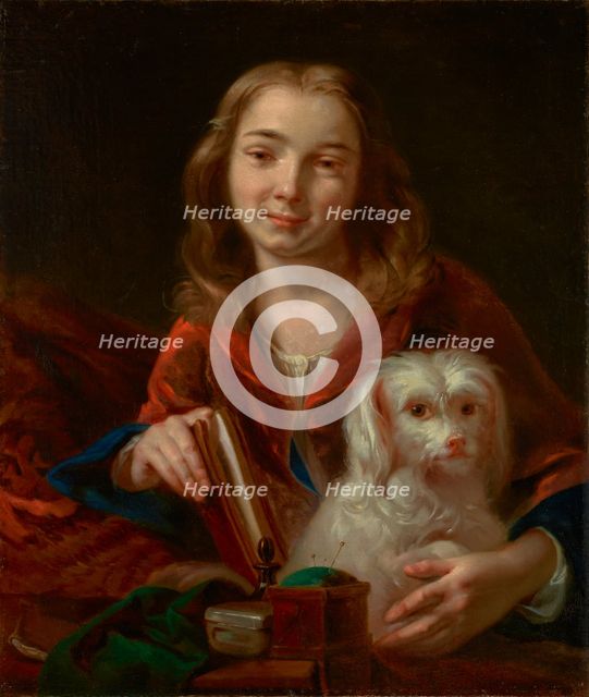 Portrait of Stefania Jaronska née Glowacka, between 1845-1855. Creator: Rafal Hadziewicz.