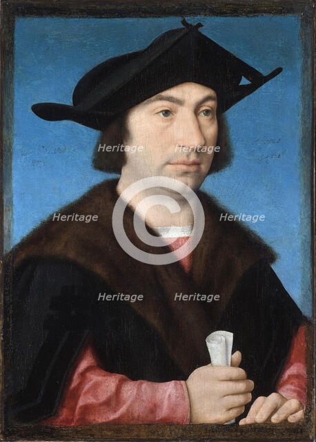 Portrait of Stefano Raggio, c.1513. Creator: Cleve, Joos van (around 1485-1540).