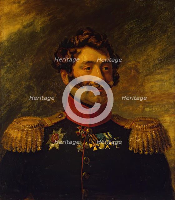 Portrait of Stepan A. Khilkov (1785-1854), 1822. Creators: George Dawe, Workshop of George Dawe.