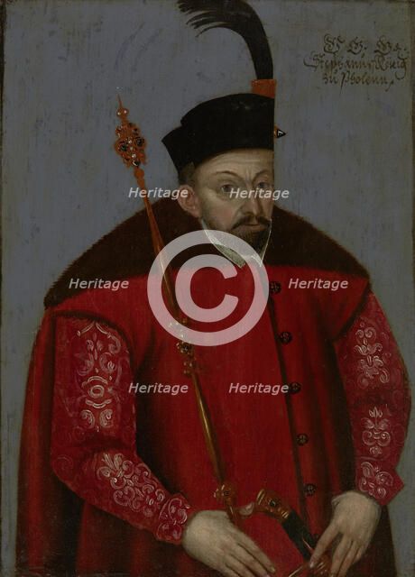 Portrait of Stephan Báthory (1533-1586), King of Poland and Grand Duke of Lithuania, ca. 1600. Creator: Anonymous.