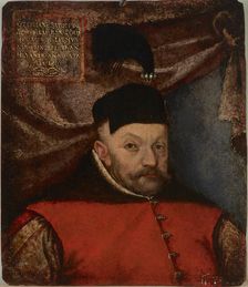 Portrait of Stephan Báthory (1533-1586), King of Poland and Grand Duke of..., 2nd half of 16th cen. Creator: Kober, Martin (1550-1609)