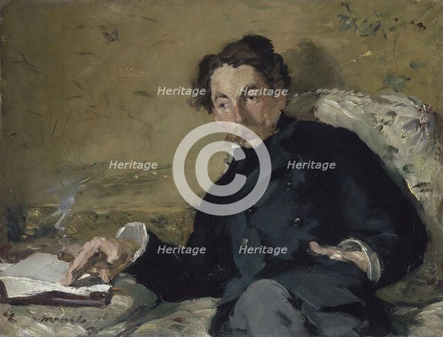Portrait of Stéphane Mallarmé (1842-1898), 1876. Artist: Manet, Édouard (1832-1883)
