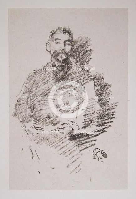 Portrait of Stéphane Mallarmé (1842-1898).