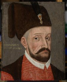 Portrait of Stephen Báthory (1533-1586) as the Prince of Transylvania, c1580. Creator: Unknown
