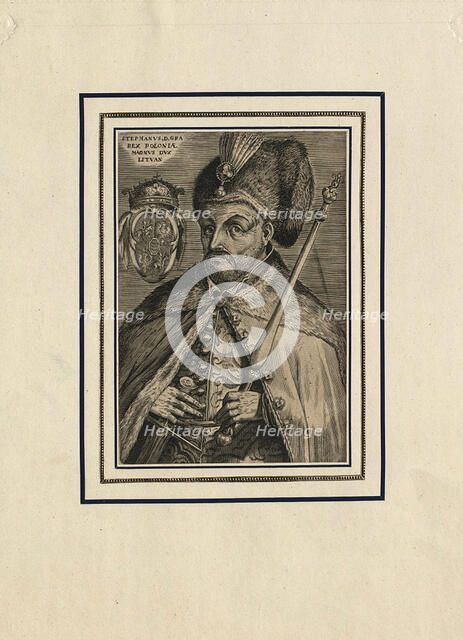 Portrait of Stephen Báthory, King of Poland, End of 16th cen.. Artist: Anonymous  