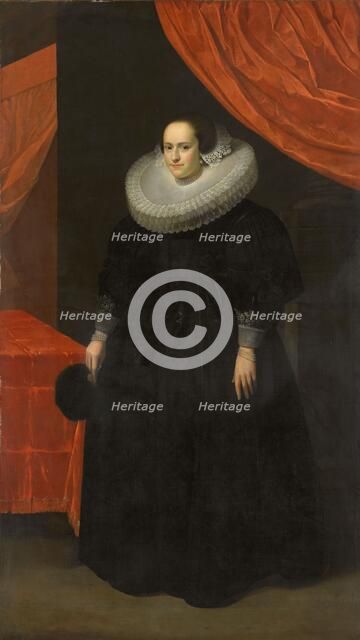 Portrait of Suzanna Moor (1608-57), in or after 1629. Creator: Anon.