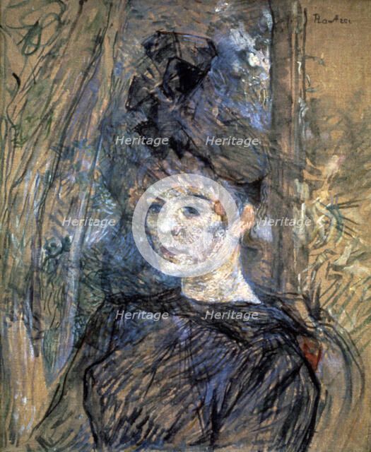 'Portrait of Suzanne Valadon', 1885. Artist: Henri de Toulouse-Lautrec