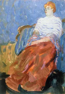 Portrait of Suzanne Dufy, the Artist's Sister 1904. Artist: Raoul Dufy