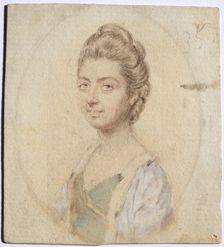 Portrait of Sukey, Lady Oglander, née Serle, c. 1770s. Creator: John I Smart (British, 1741-1811)