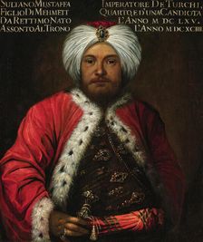 Portrait of Sultan Mustafa II (1664-1703) , um 1700. Creator: Anonymous