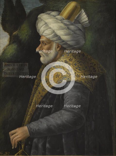 Portrait of Sultan Murad I (1326-1389), 17th century. Artist: Anonymous  