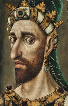 Portrait of Sultan Mehmed II (1432-1481), End of the 15th - Early 16th century. Creator: Anonymous