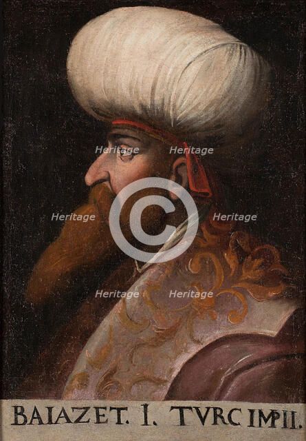 Portrait of Sultan Bayezid I. Creator: Dell'Altissimo, Cristofano (1525-1605).